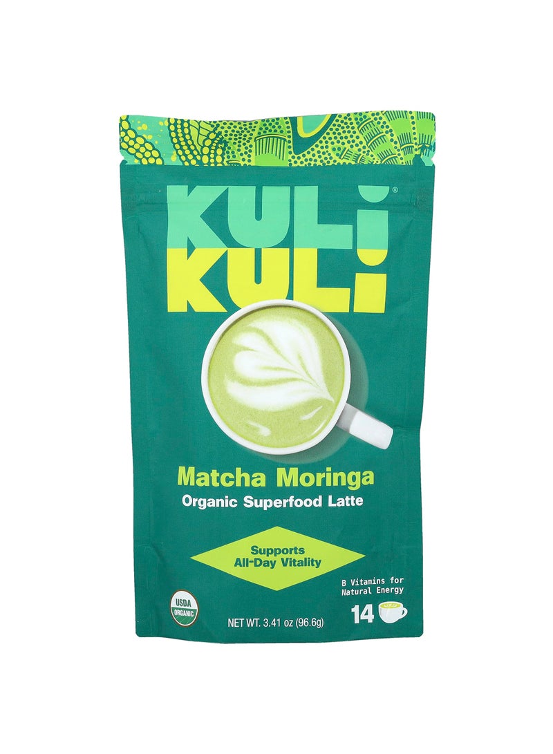 Organic Superfood Latte, Matcha Moringa, 3.41 oz (96.6 g)